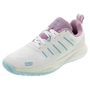 Women's Ultra Court Padel Shoes White and Lilas,Footwear,K-Swiss,5,White,Tennis Express,94436-970S25