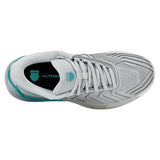 Women's Ultrashot 4 Tennis Shoes Glacier Gray and Baltic,Footwear,K-Swiss,,,Tennis Express,94437-019F26-3