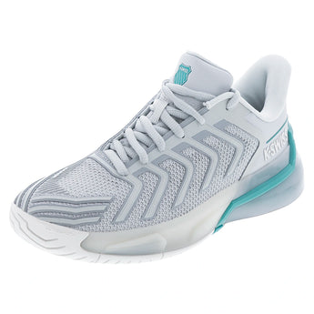 Women's Ultrashot 4 Tennis Shoes Glacier Gray and Baltic,Footwear,K-Swiss,Glacier Gray/Baltic,5,Tennis Express,94437-019F26copy_d2a2e631-d046-4e47-87d7-92ae4a5ef456