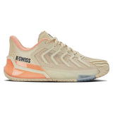 Women's Ultrashot 4 Tennis Shoes Whitecap Gray and Peach Parfait-Footwear-K-Swiss-94437-076U26-1-Tennis Express