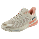 Women's Ultrashot 4 Tennis Shoes Whitecap Gray and Peach Parfait,Footwear,K-Swiss,5,WHITECAP_GRAY/PCH_PF,Tennis Express,94437-076U26copy