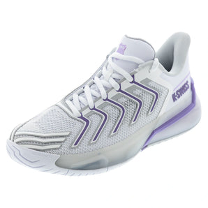 Women's Ultrashot 4 Tennis Shoes White and Lunar Rock-Footwear-K-Swiss-94437-147S26copy-Tennis Express