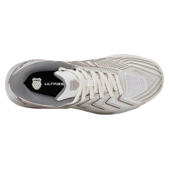 Women's Ultrashot 4 Tennis Shoes Blanc de Blanc and Rose Gold,Footwear,K-Swiss,,,Tennis Express,94437-181-3