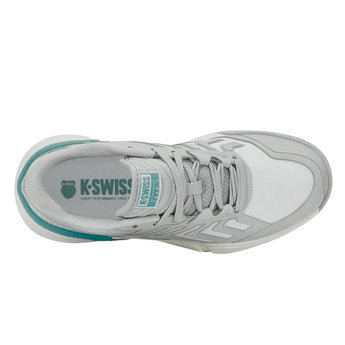 Women's Ultrashot Team 2 Tennis Shoes Glacier Gray and Bland de Blanc,Footwear,K-Swiss,,,Tennis Express,94598-091F26-3
