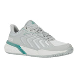 Women's Ultrashot Team 2 Tennis Shoes Glacier Gray and Bland de Blanc,Footwear,K-Swiss,Glacier Gray/Bland de Blanc,5,Tennis Express,94598-091F26