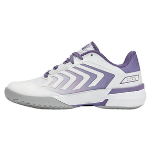 Women's Ultrashot Team 2 Tennis Shoes White and Purple Haze-Footwear-K-Swiss-94598-149-2-Tennis Express