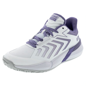 Women's Ultrashot Team 2 Tennis Shoes White and Purple Haze-Footwear-K-Swiss-94598-149S26copy-Tennis Express