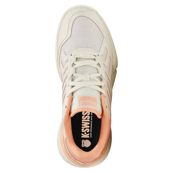 Women's Ultrashot Team 2 Tennis Shoes Egret and Peach Parfait-Footwear-K-Swiss-94598-150U26-3-Tennis Express