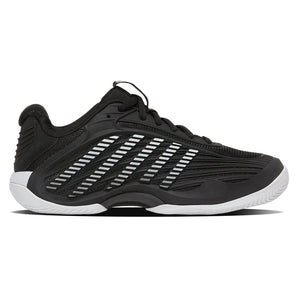 Women's Hypercourt Express 3 Tennis Shoes Black and White-Footwear-K-Swiss-94603-002-2-Tennis Express