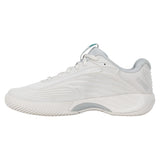 Women's Hypercourt Express 3 D Width Tennis Shoes Blanc de Blanc and Glacier Gray,Footwear,K-Swiss,,,Tennis Express,94603-110-3