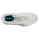Women's Hypercourt Express 3 D Width Tennis Shoes Blanc de Blanc and Glacier Gray,Footwear,K-Swiss,,,Tennis Express,94603-110-4