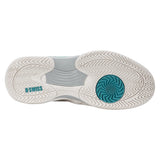 Women's Hypercourt Express 3 D Width Tennis Shoes Blanc de Blanc and Glacier Gray,Footwear,K-Swiss,,,Tennis Express,94603-110-6