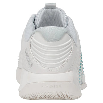 Women's Hypercourt Express 3 D Width Tennis Shoes Blanc de Blanc and Glacier Gray,Footwear,K-Swiss,,,Tennis Express,94603-110-7