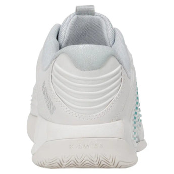 Women's Hypercourt Express 3 Tennis Shoes Blanc de Blanc and Glacier Gray,Footwear,K-Swiss,,,Tennis Express,94603-110F26-4