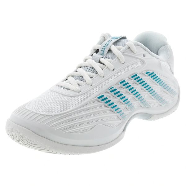 Women's Hypercourt Express 3 Tennis Shoes Blanc de Blanc and Glacier Gray,Footwear,K-Swiss,Blanc de Blanc/Glacier Gray,5,Tennis Express,94603-110F26copy