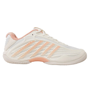 Women's Hypercourt Express 3 Tennis Shoes Egret and Peach Parfait,Footwear,K-Swiss,,,Tennis Express,94603-150U26-1_581a3455-90d1-4f48-be75-fabf988c96ad