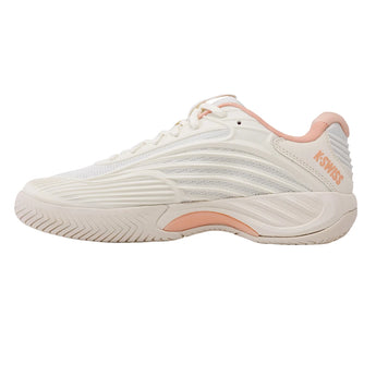 Women's Hypercourt Express 3 Tennis Shoes Egret and Peach Parfait,Footwear,K-Swiss,,,Tennis Express,94603-150U26.2