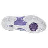 Women's Hypercourt Express 3 Tennis Shoes White and Purple Haze-Footwear-K-Swiss-94603-160-5-Tennis Express