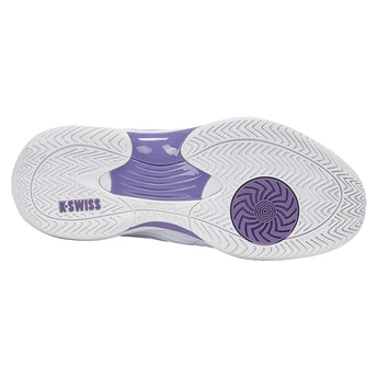 Women's Hypercourt Express 3 Tennis Shoes White and Purple Haze-Footwear-K-Swiss-94603-160-5-Tennis Express