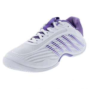 Women's Hypercourt Express 3 Tennis Shoes White and Purple Haze-Footwear-K-Swiss-94603-160S26copy-Tennis Express