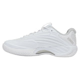 Women's Hypercourt Express 3 Tennis Shoes White and Dawn Blue-Footwear-K-Swiss-94603-162-1-Tennis Express