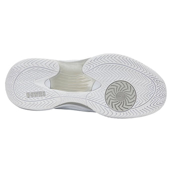 Women's Hypercourt Express 3 Tennis Shoes White and Dawn Blue-Footwear-K-Swiss-94603-162-5-Tennis Express