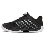 Women's CLAY Court Hypercourt Express 3 D Width Tennis Shoes Black and White, K-Swiss, Tennis Express, 94604-002F26-1