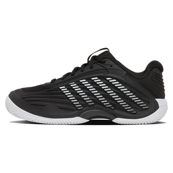 Women's CLAY Court Hypercourt Express 3 D Width Tennis Shoes Black and White, K-Swiss, Tennis Express, 94604-002F26-1