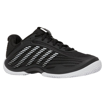Women's CLAY Court Hypercourt Express 3 D Width Tennis Shoes Black and White, K-Swiss, Tennis Express, 94604-002F26-2