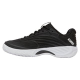 Women's CLAY Court Hypercourt Express 3 D Width Tennis Shoes Black and White, K-Swiss, Tennis Express, 94604-002F26-3