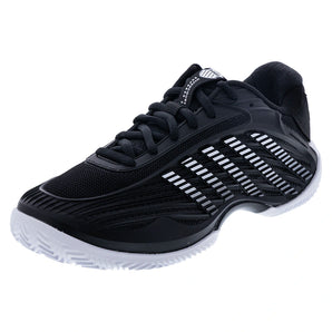 Women's CLAY Court Hypercourt Express 3 D Width Tennis Shoes Black and White,Footwear,K-Swiss,Black/White,5,Tennis Express,94604-002F26copy