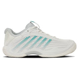 Women's CLAY Court Hypercourt Express 3 Tennis Shoes Blanc de Blanc and Glacier Gray,Footwear,K-Swiss,,,Tennis Express,94604-110-1