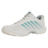 Women's CLAY Court Hypercourt Express 3 Tennis Shoes Blanc de Blanc and Glacier Gray,Footwear,K-Swiss,Blanc de Blanc/Glacier Gray,5,Tennis Express,94604-110