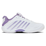 Women's Hypercourt Express 3 Clay Tennis Shoes White and Purple Haze-Footwear-K-Swiss-94604-149-1-Tennis Express