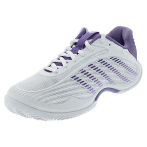 Women's CLAY Court Hypercourt Express 3 Tennis Shoes White and Purple Haze,Footwear,K-Swiss,5,WHITE/PURPLE_HAZE,Tennis Express,94604-149S26copy_5d045ced-4da2-4d45-a63b-5930fb89809b