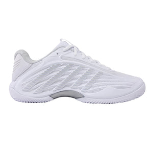 Women's Hypercourt Express 3 Clay Tennis Shoes White and Dawn Blue-Footwear-K-Swiss-94604-162S26-1-Tennis Express