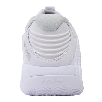 Women's Hypercourt Express 3 Clay Tennis Shoes White and Dawn Blue-Footwear-K-Swiss-94604-162S26-5-Tennis Express