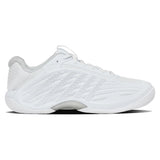 Women's Hypercourt Express 3 D Width Tennis Shoes White and Dawn Blue-Footwear-K-Swiss-94606-162-1-Tennis Express
