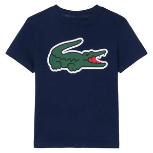 Boys' Ultra Dry Sport Tennis Tee-Apparel-Lacoste-947234-UGW-1-Tennis Express