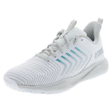 Women's Ultrashot Light Tennis Shoes White and Dawn Blue,Footwear,K-Swiss,White/Dawn Blue,5,Tennis Express,94767-177F26copy