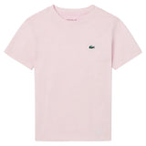 Boys' Ultra Dry Classic Sport Tennis Tee,Apparel,Lacoste,AL5 Pink,8A,Tennis Express,947868-F26-AL5webp