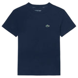 Boys' Ultra Dry Classic Sport Tennis Tee,Apparel,Lacoste,UGW Navy,8A,Tennis Express,947868-F26-UGW_f90b9e9c-0204-4829-a8e3-da606812461b