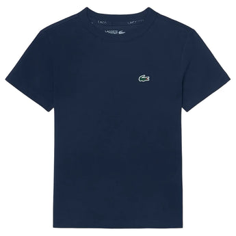 Boys' Ultra Dry Classic Sport Tennis Tee,Apparel,Lacoste,UGW Navy,8A,Tennis Express,947868-F26-UGW_f90b9e9c-0204-4829-a8e3-da606812461b