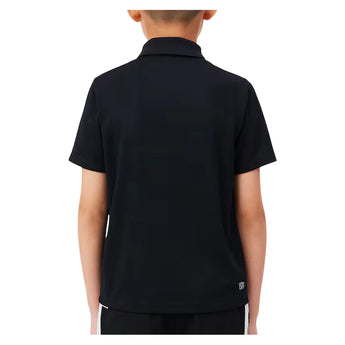 Boys' Ultra Dry Sport Silicon Croc Tennis Polo,Apparel,Lacoste,,,Tennis Express,947874-F26-Black1