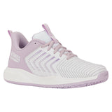 Women's Ultrashot Light Padel Shoes White and Orchid Hush,Footwear,K-Swiss,White/Orchid Hush,5,Tennis Express,94901-160