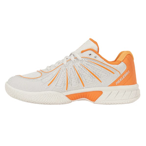 Women's Express Light 2 Pickleball Shoes Blanc de Blanc and Blazing Orange,Footwear,K-Swiss,,,Tennis Express,94902-127F26-2
