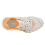 Women's Express Light 2 Pickleball Shoes Blanc de Blanc and Blazing Orange,Footwear,K-Swiss,,,Tennis Express,94902-127F26-3