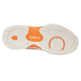 Women's Express Light 2 Pickleball Shoes Blanc de Blanc and Blazing Orange,Footwear,K-Swiss,,,Tennis Express,94902-127F26-4
