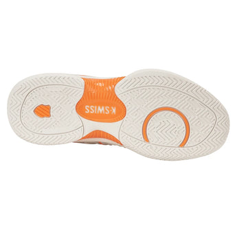 Women's Express Light 2 Pickleball Shoes Blanc de Blanc and Blazing Orange,Footwear,K-Swiss,,,Tennis Express,94902-127F26-4