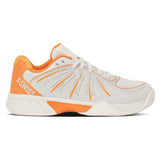 Women's Express Light 2 Pickleball Shoes Blanc de Blanc and Blazing Orange,Footwear,K-Swiss,,,Tennis Express,94902-127F26